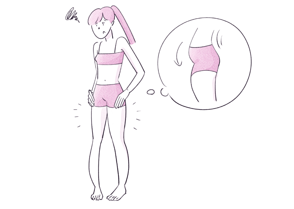 姿勢が悪いと筋肉の使い方が偏る