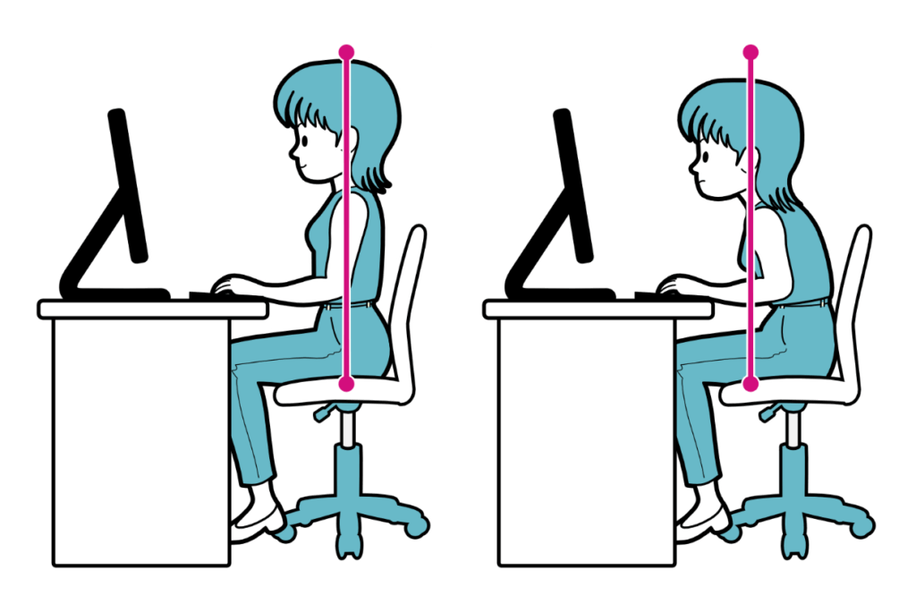 デスクワークなど座りっぱなしの時間